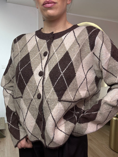 Cardigan rombi