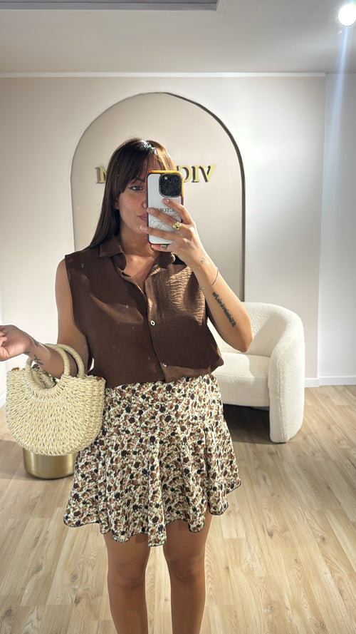 Panta gonna fiorellini low cost