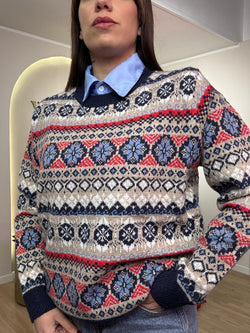 Maglia fantasia natalizia