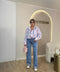 Jeans piegone lavaggio chiaro