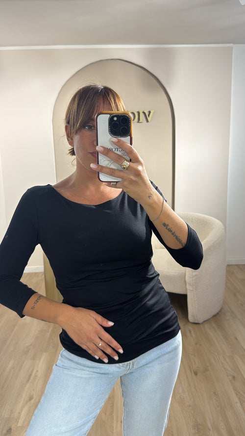 Maglia basic manica 3/4