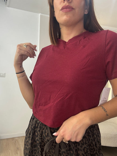 T-shirt crop