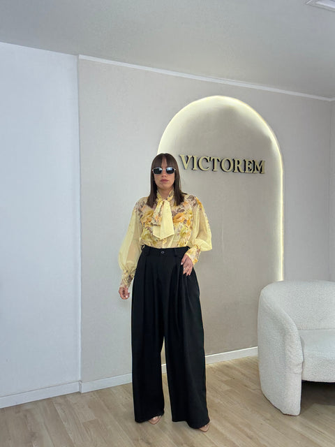 Pantalone Giulia gamba ampia