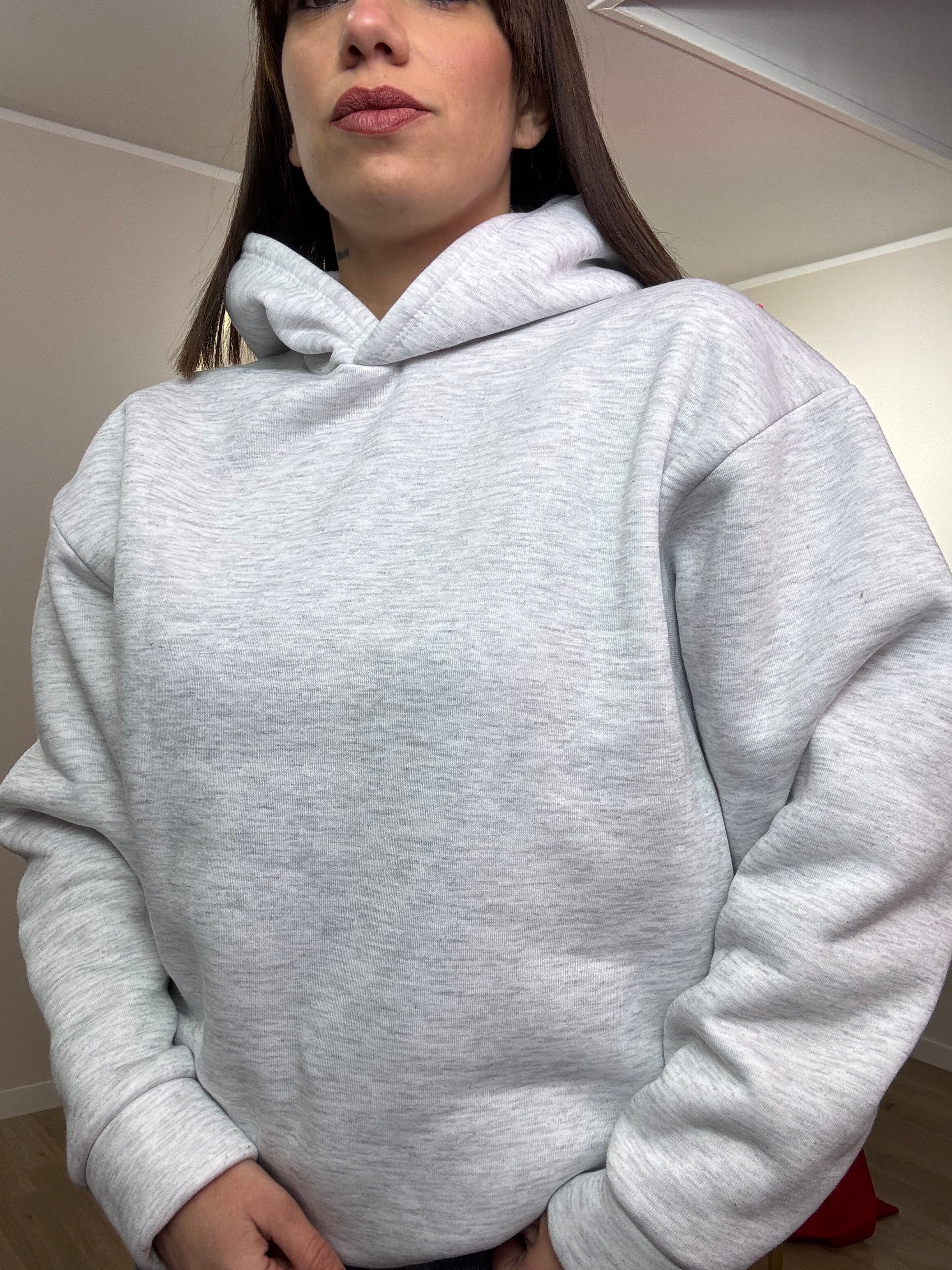 Felpa in pile con cappuccio promo