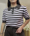 Polo in filo rigata