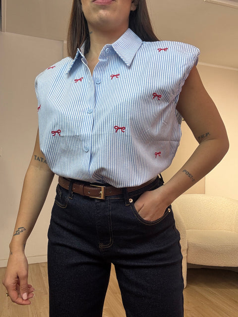 Camicia fiocchetti giro manica