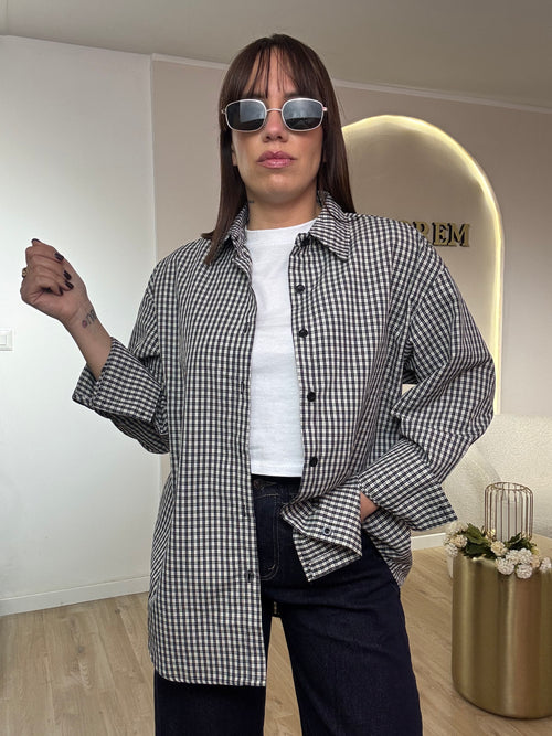 Camicia quadretti 100% cotone