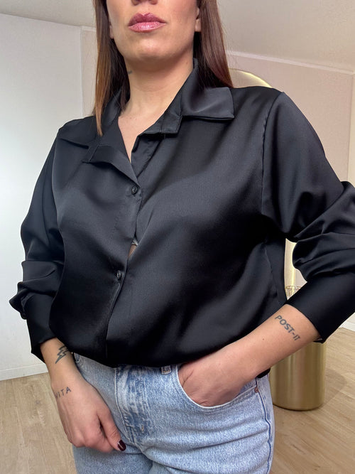 Camicia in satin