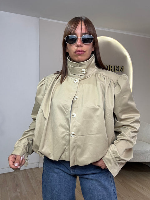 Jacket manica a sbuffo