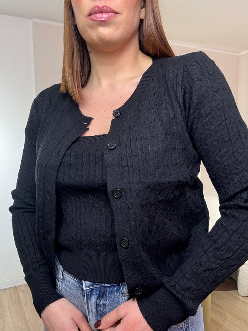 Twinset trama treccia