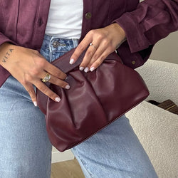 Pochette bordeaux