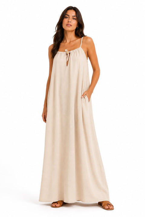 Abito LOW COST con perla oro