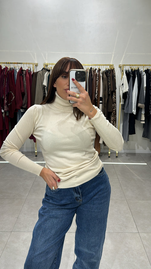 Maglia collo alto