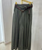 Pantalone ampio cotone con cinta