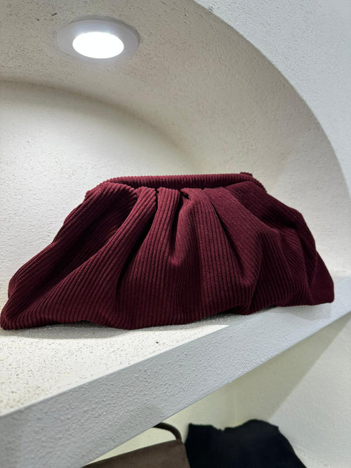 Mega Pochette in velluto