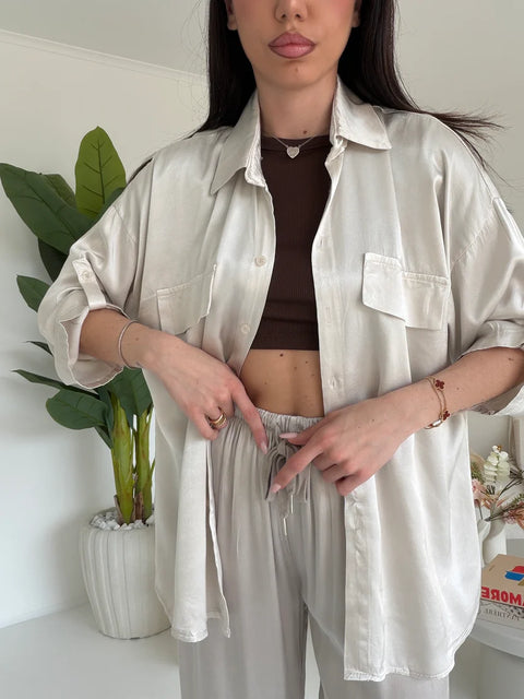 Camicia satin