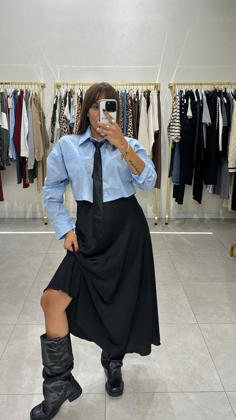 Gonna satenne midi low cost - Victorem